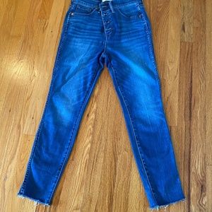 Madewell High-Rise Skinny Jean Crop.  Size 28